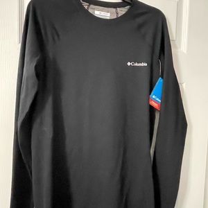 Columbia ladies black long sleeve shirt large